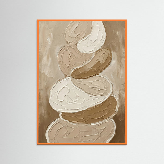 Orange Wood Earthy Flow