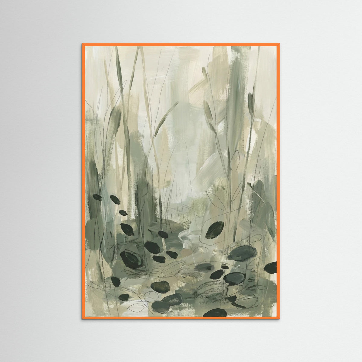 Orange Wood Earthy Forms