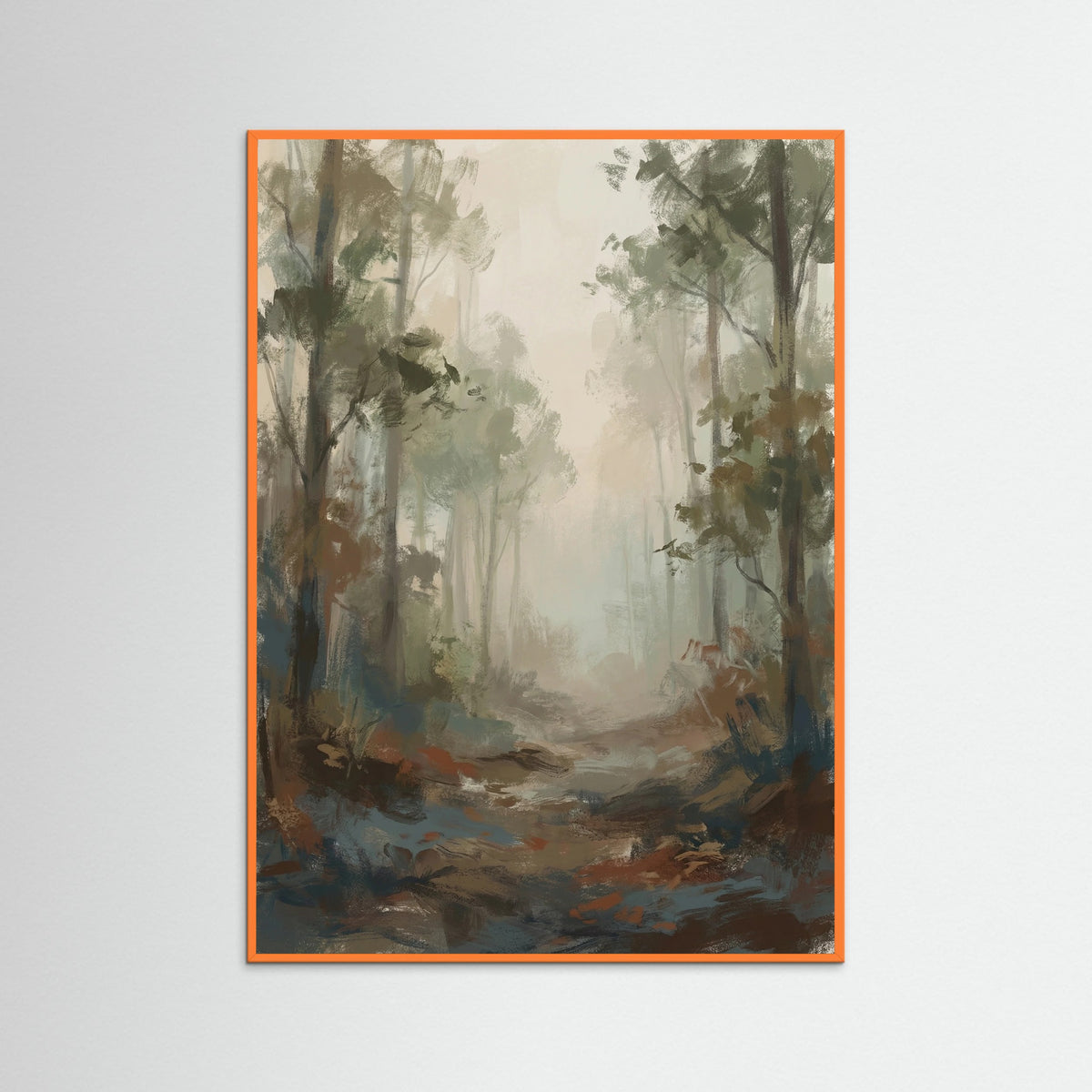 Orange Wood Earthy Vista