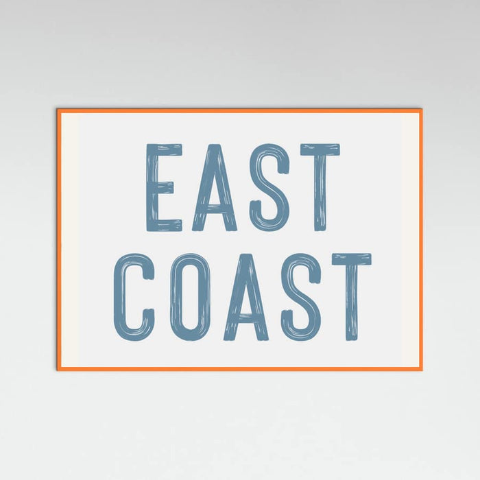 East Coast - Horizontal Poster – poster and art print