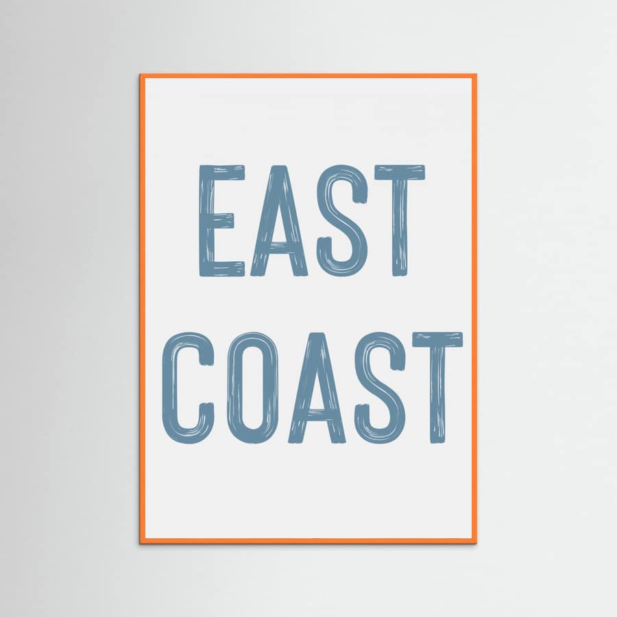 East Coast - Vertical Poster – Poster und Kunstdruck