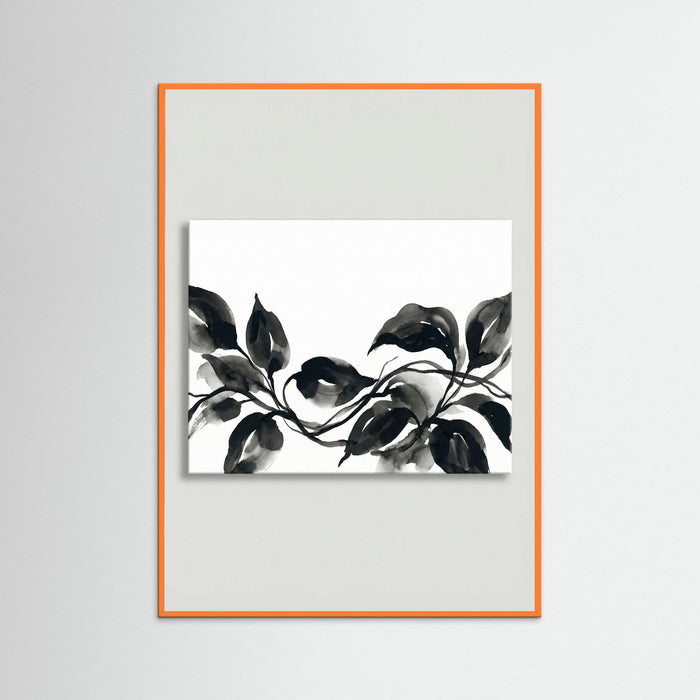 Orange Wood Ebony Bloom Study