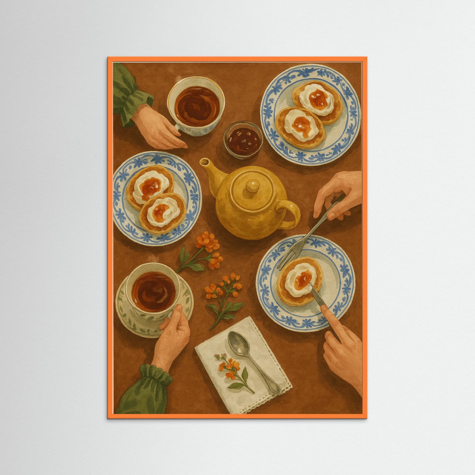 Orange Wood Elegant Brew Moment