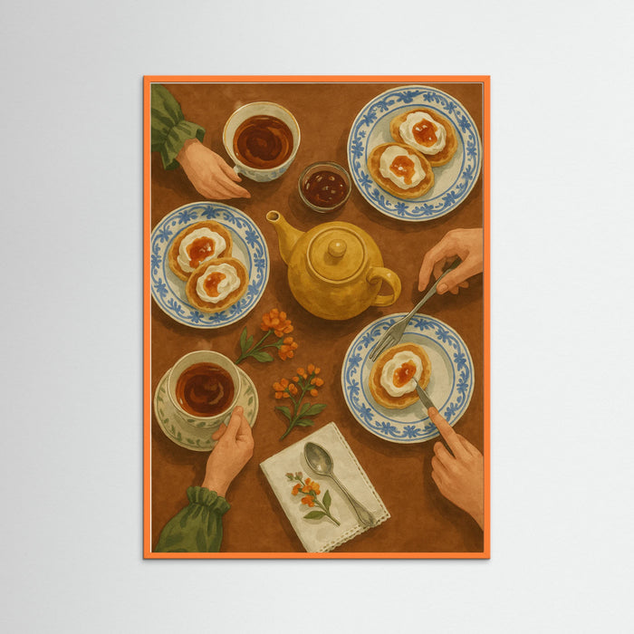 Orange Wood Elegant Brew Moment
