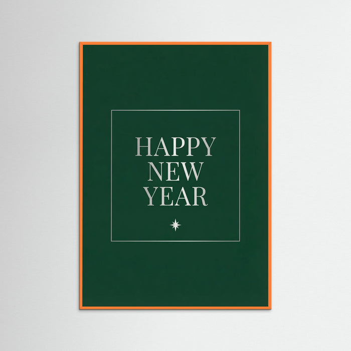 Orange Wood Elegant Christmas Wish