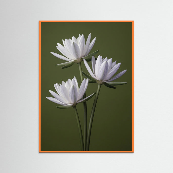 Orange Wood Elegant Irises