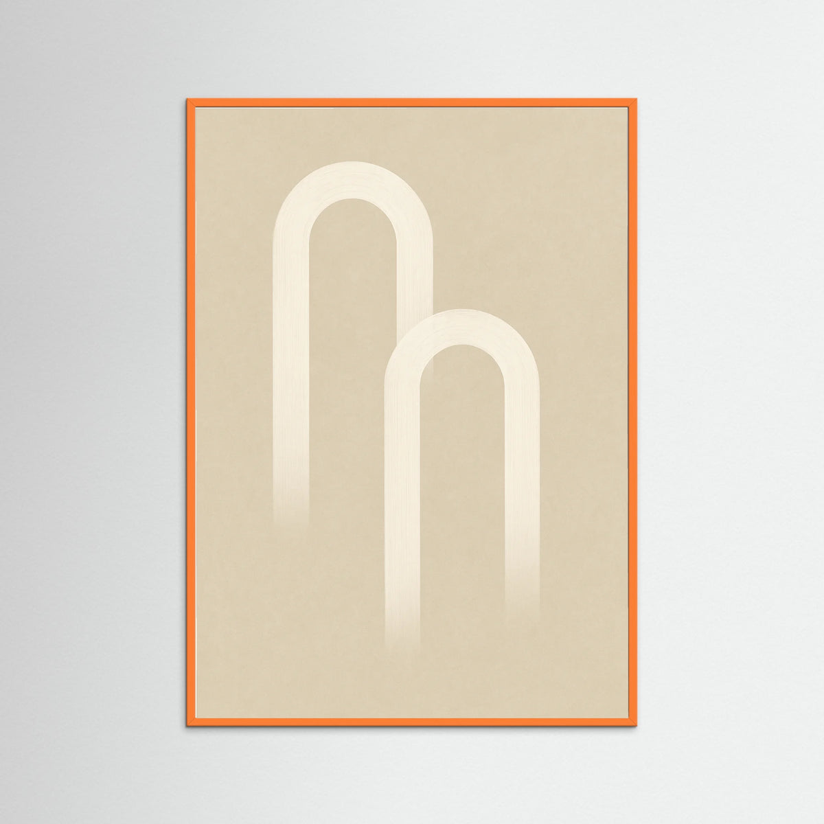 Orange Wood Elegant Lines