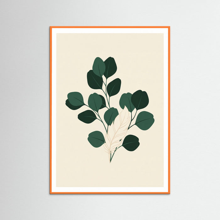 Orange Wood Elegant Ribbon Plant
