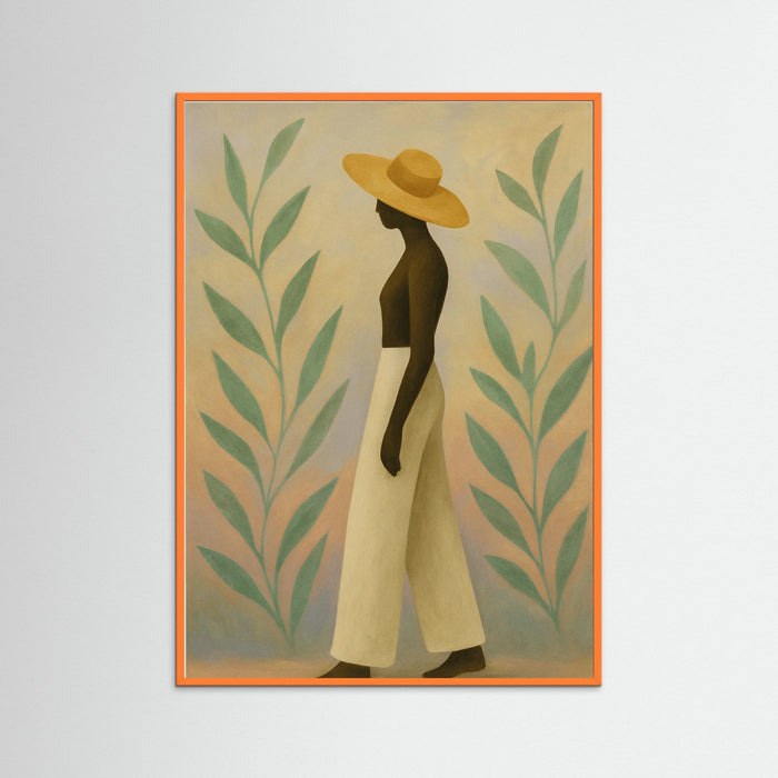 Orange Wood Elegant Solitude