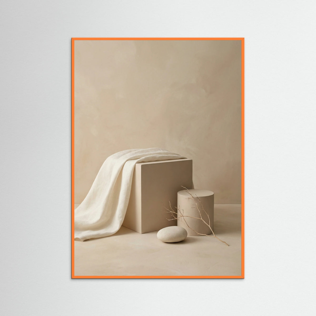 Orange Wood Elegant Stillness