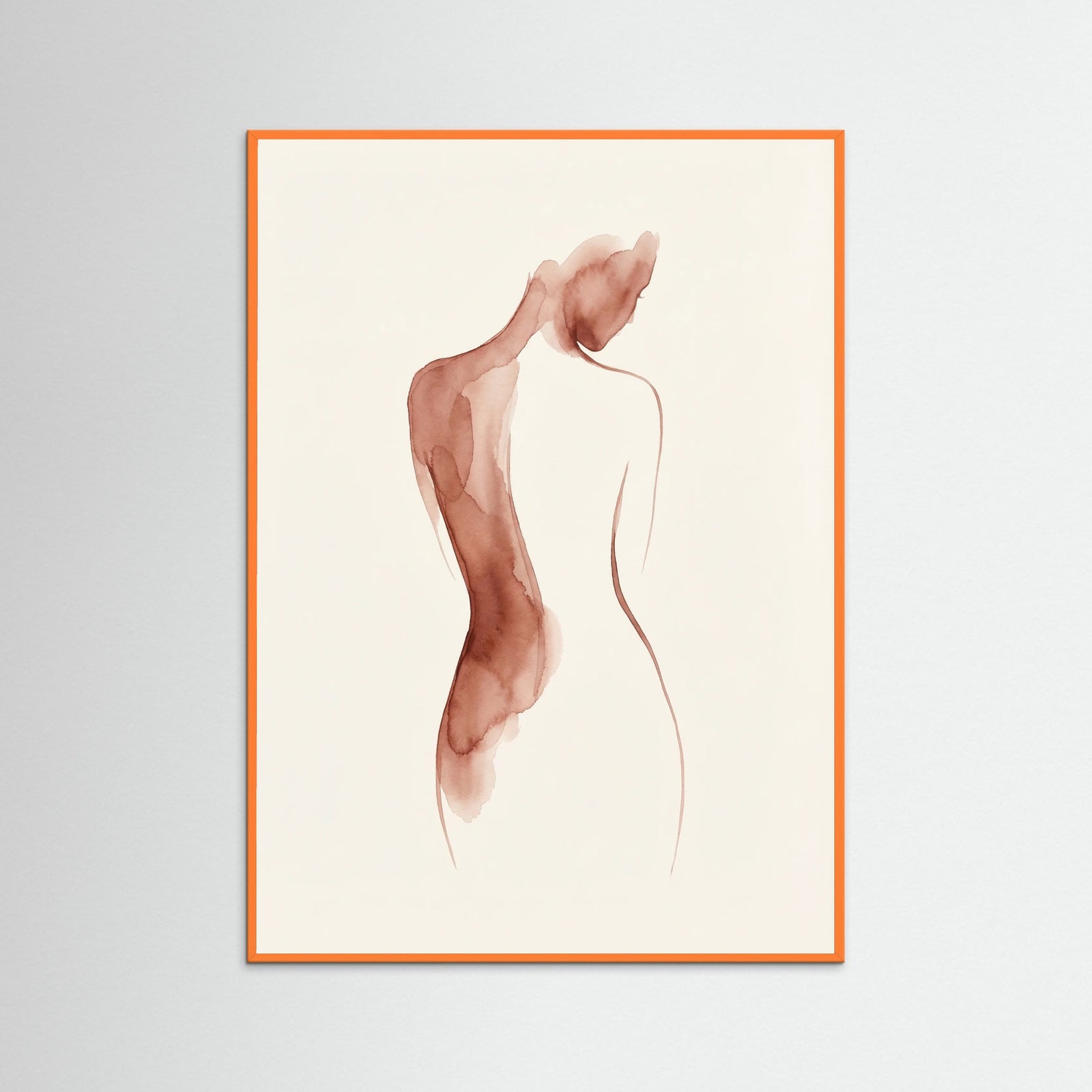Orange Wood Embrace Forms