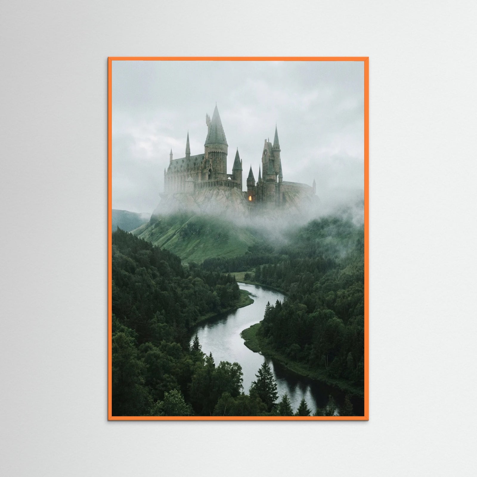 Orange Wood Emerald Ascent