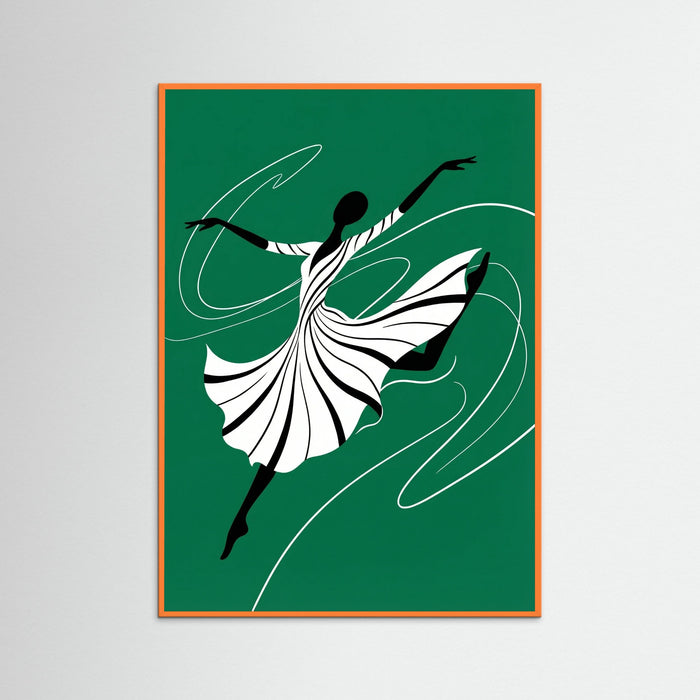 Orange Wood Emerald Dance