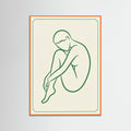 Orange Wood Emerald Embrace