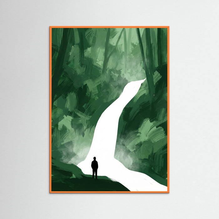 Orange Wood Emerald Journey Path