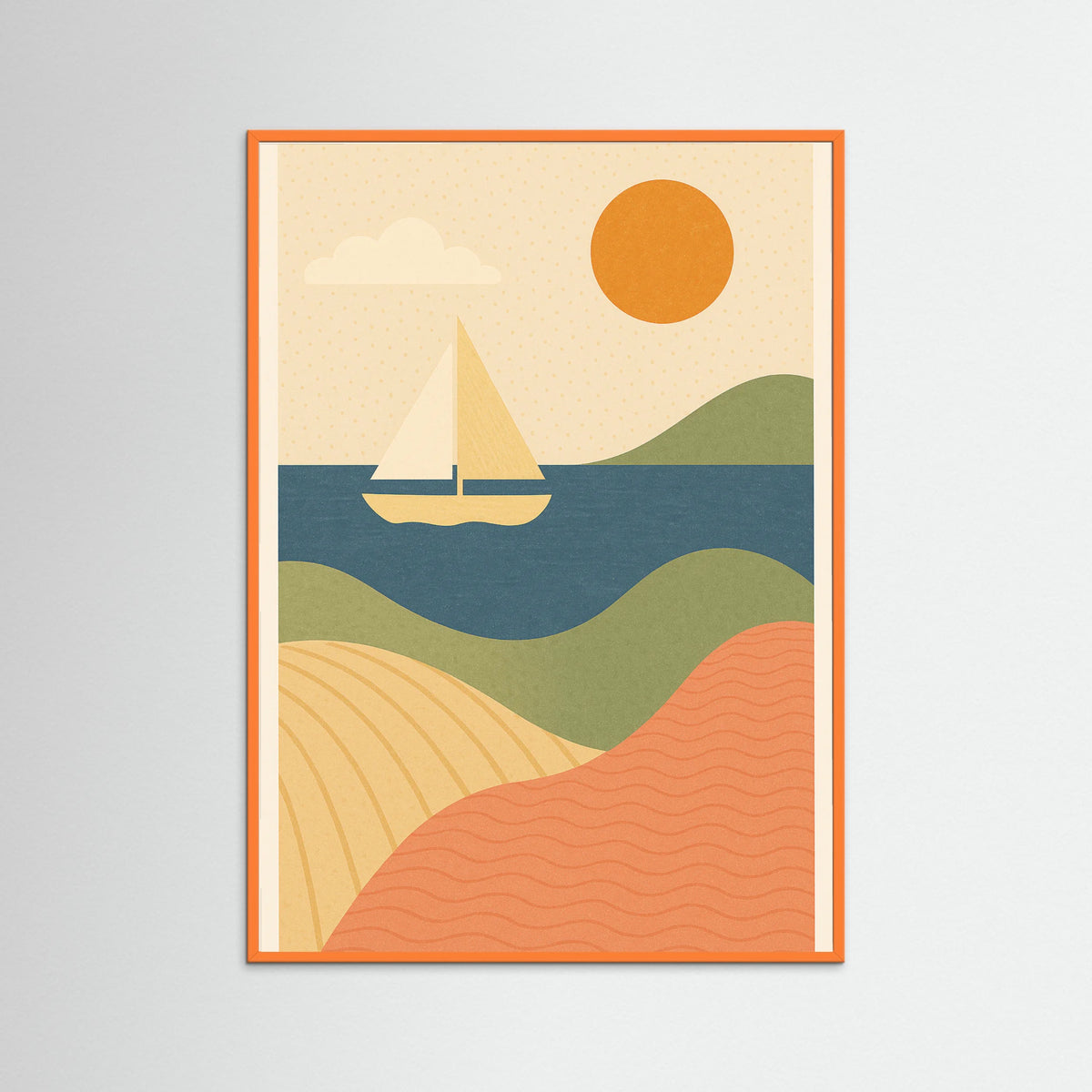 Orange Wood Emotional Glow