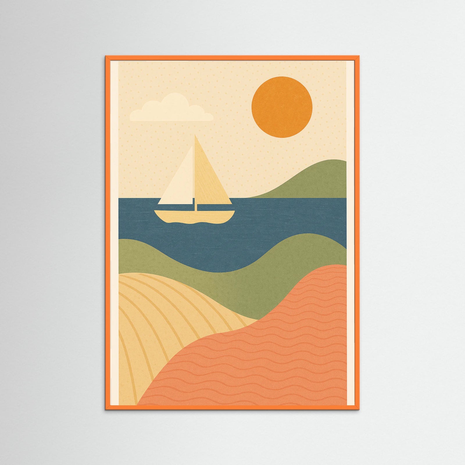 Orange Wood Emotional Glow