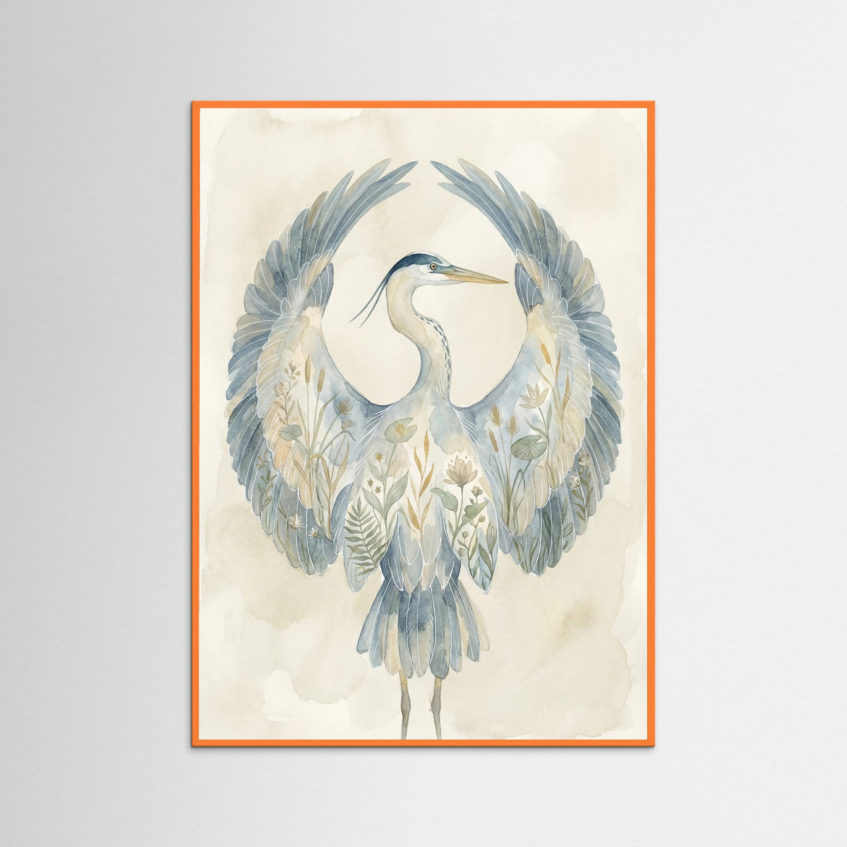 Orange Wood Enchanted Silk Moth