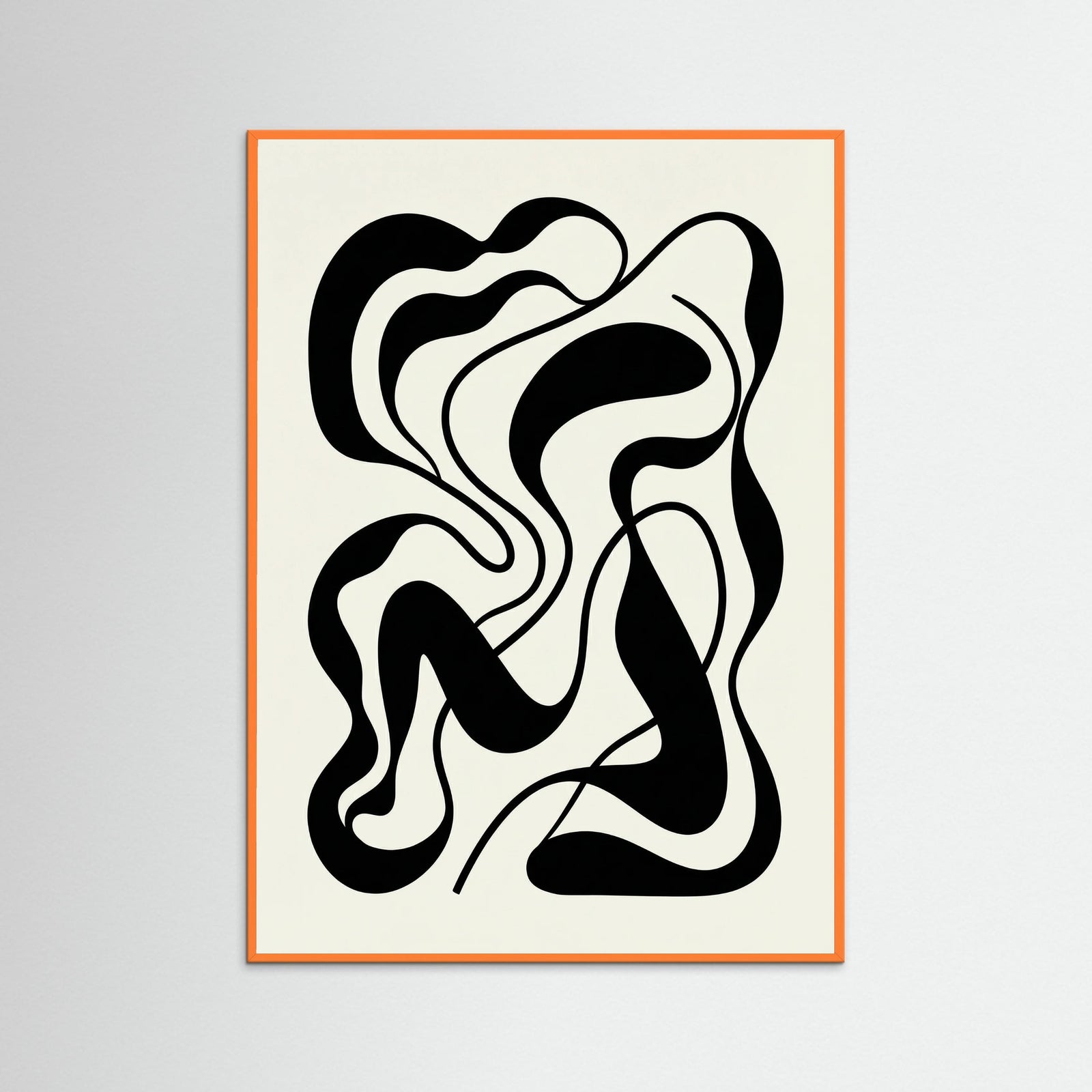 Orange Wood Enigmatic Forms