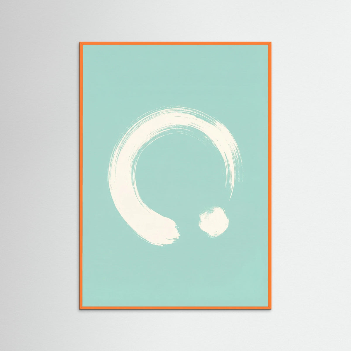 Orange Wood Enso Serenity
