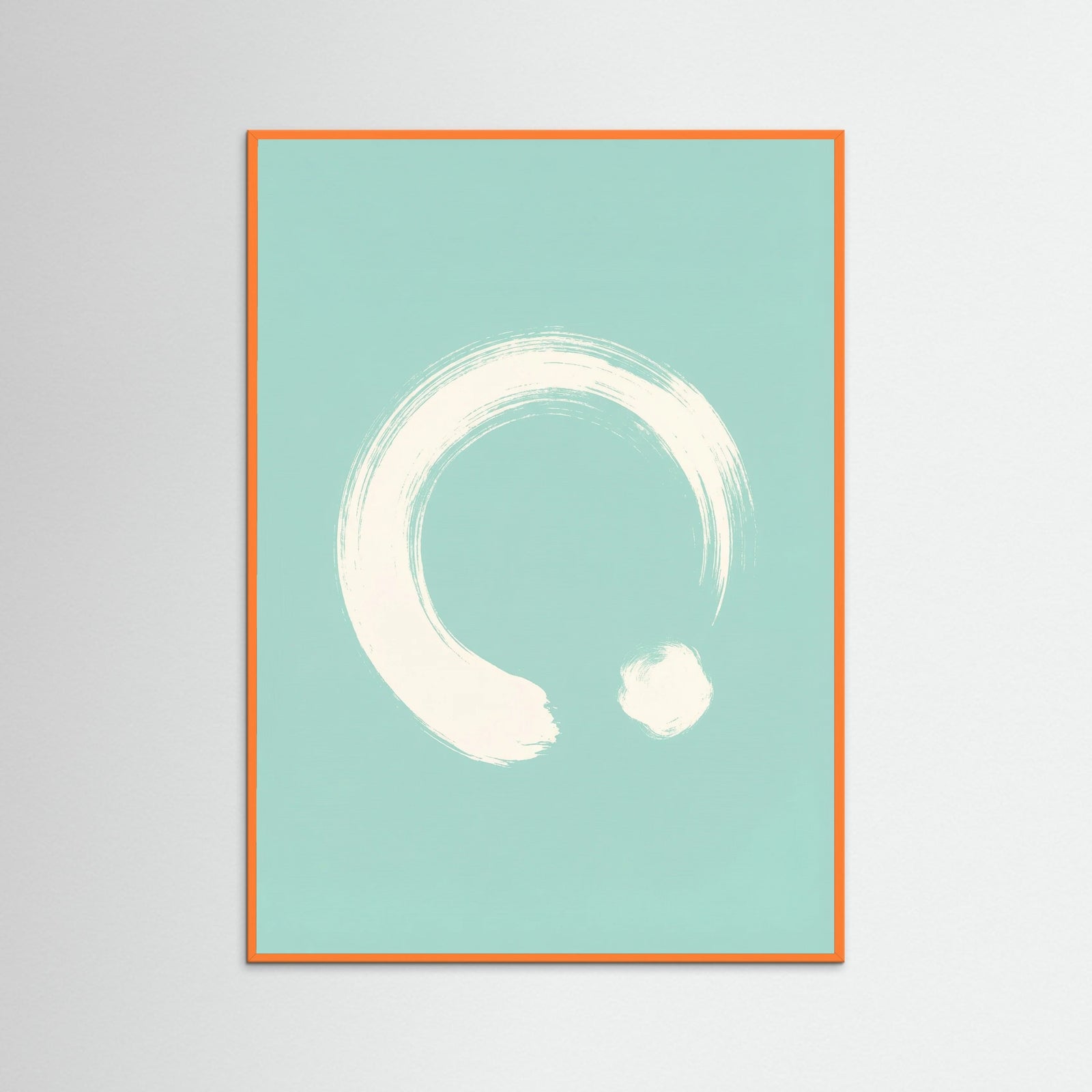Orange Wood Enso Serenity