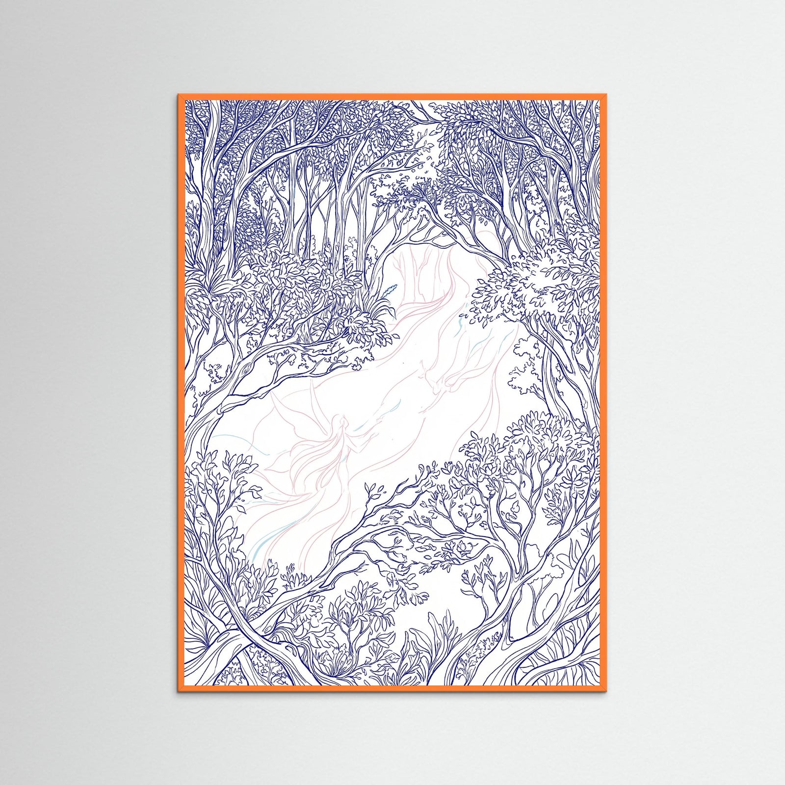 Orange Wood Ethereal Canopy