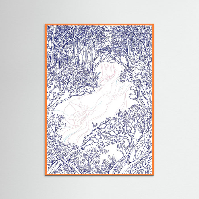 Orange Wood Ethereal Canopy