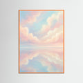 Orange Wood Ethereal Cloudscape