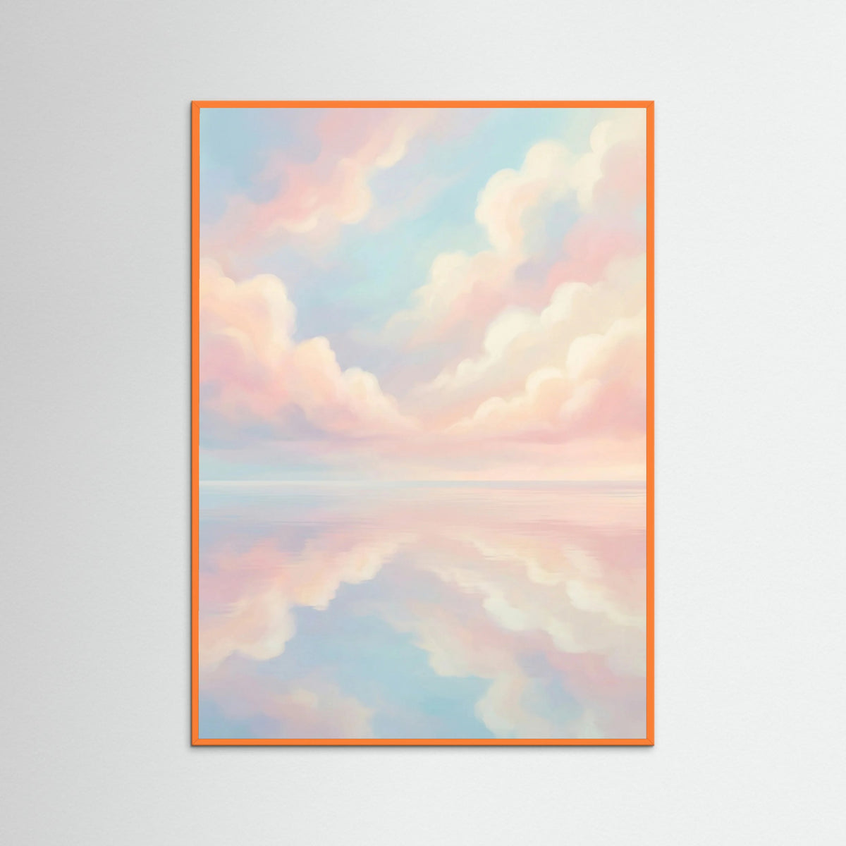 Orange Wood Ethereal Cloudscape