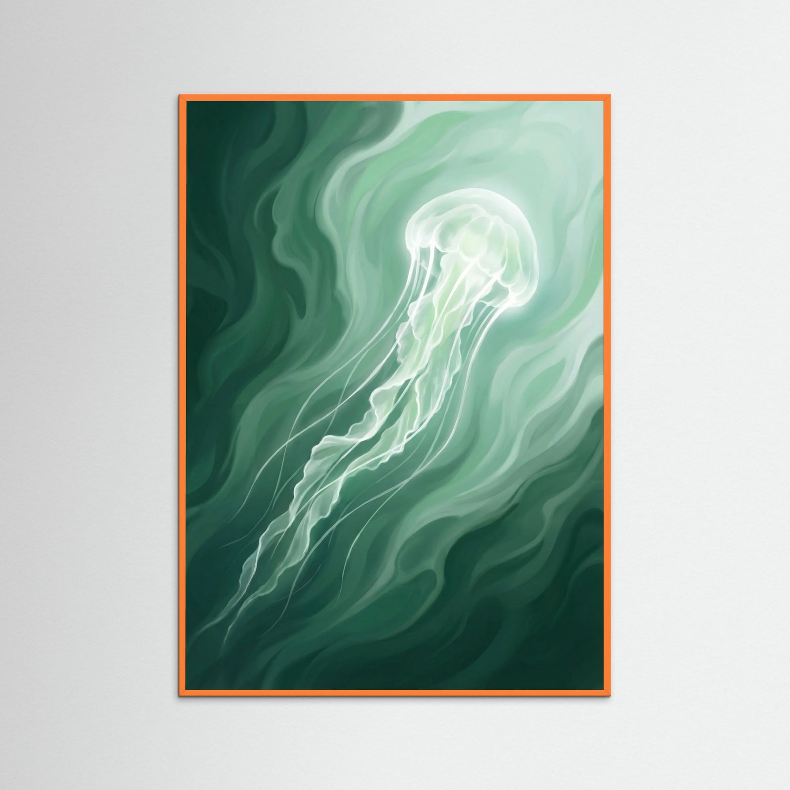 Orange Wood Ethereal Dreamscape