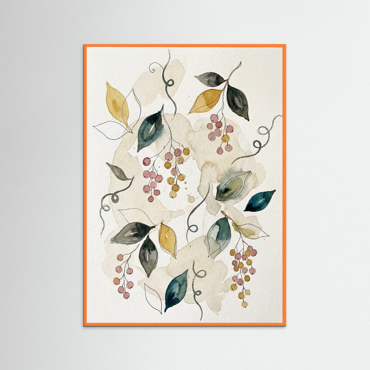 Orange Wood Ethereal Foliage