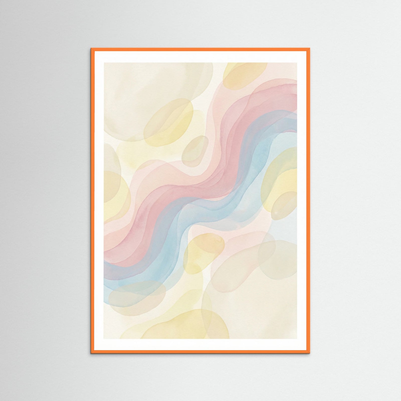 Orange Wood Ethereal Forms Pink