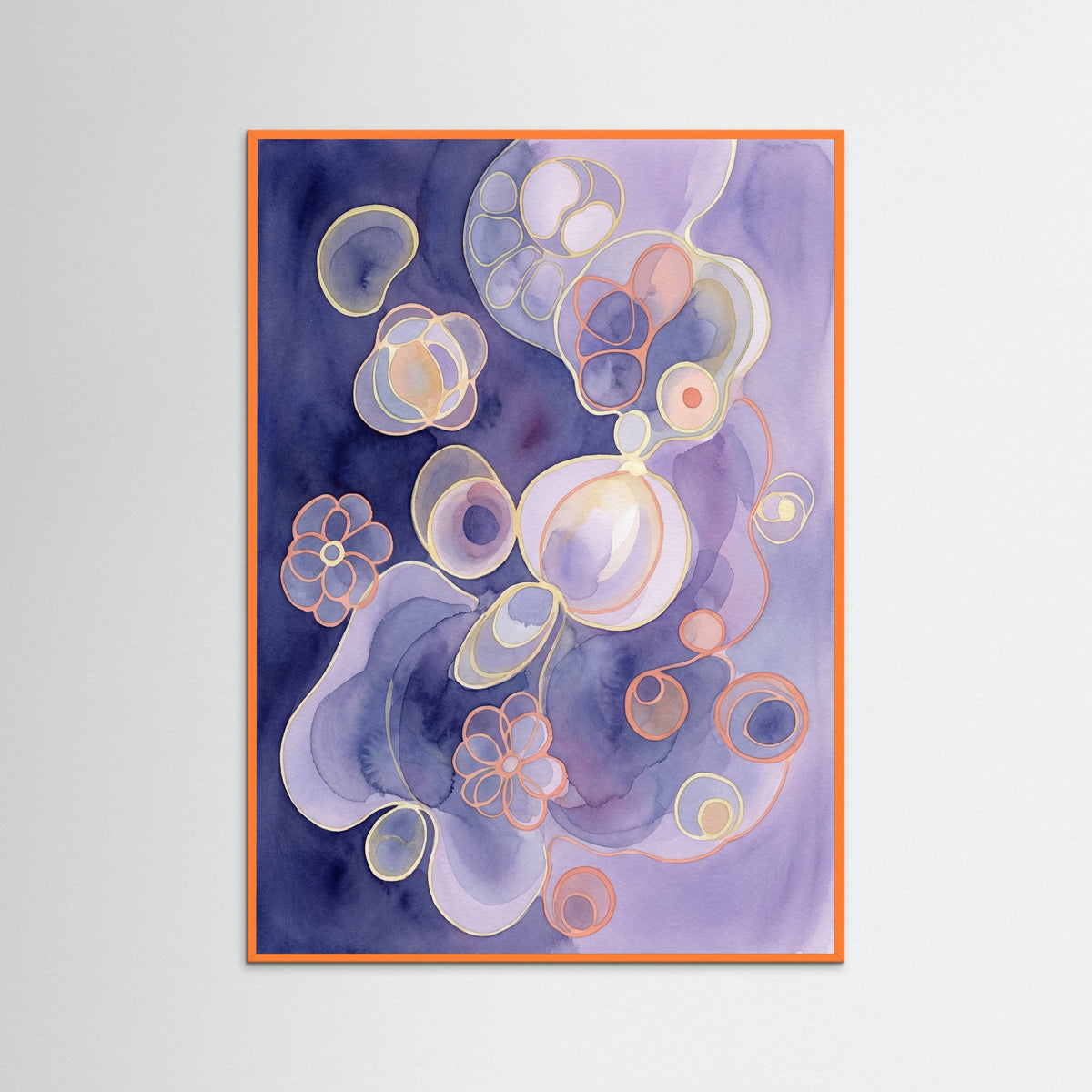Orange Wood Ethereal Forms