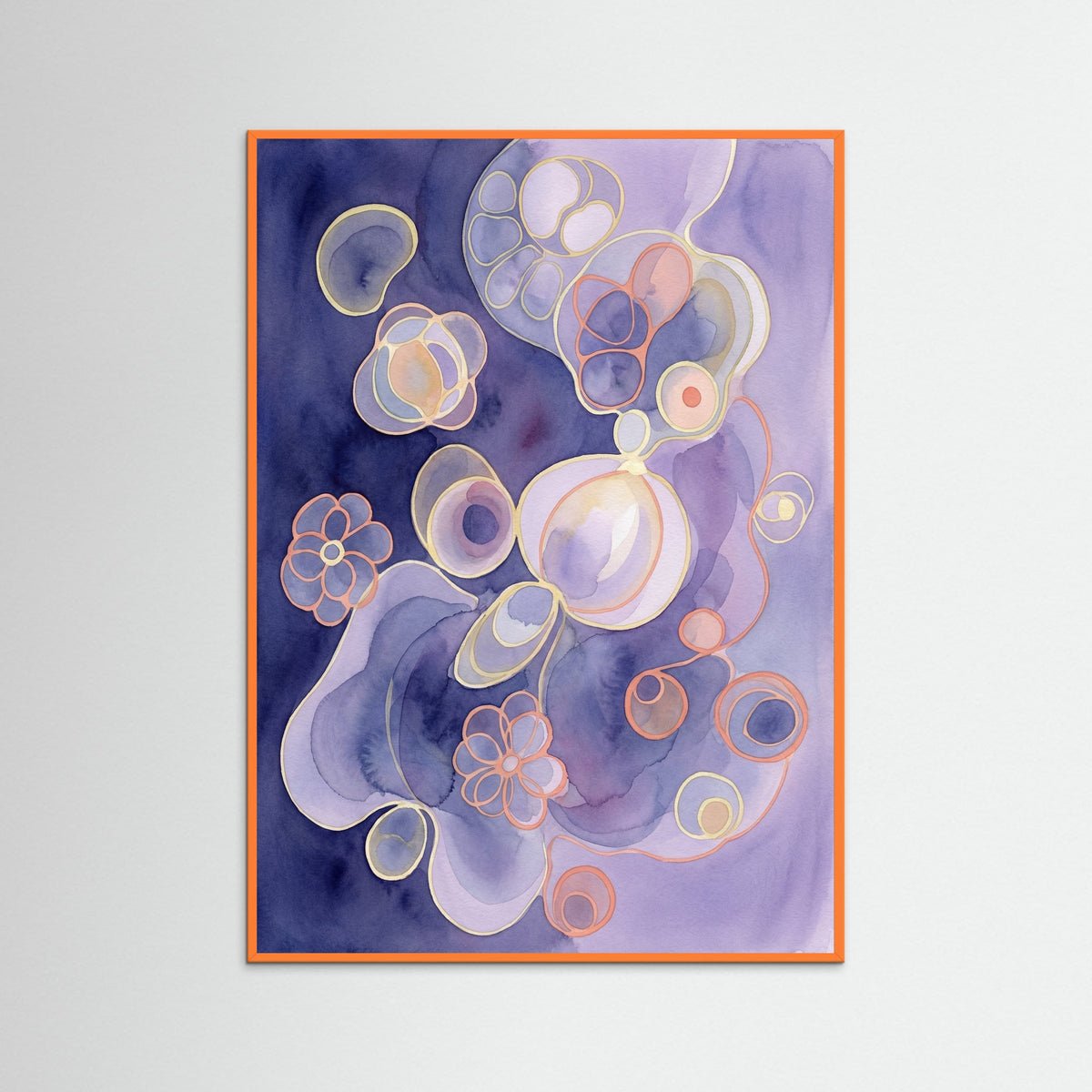 Orange Wood Ethereal Forms