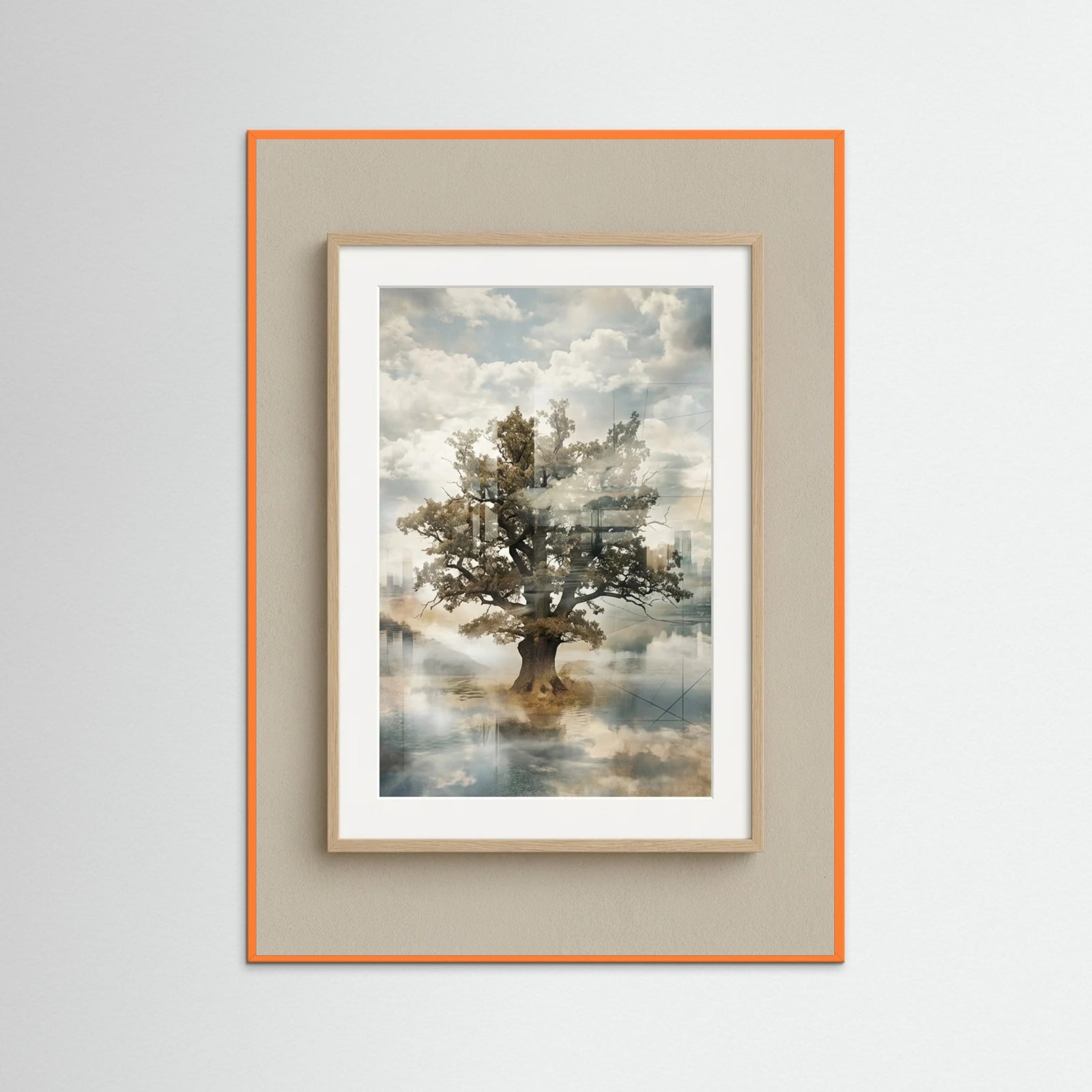 Orange Wood Ethereal Gaze