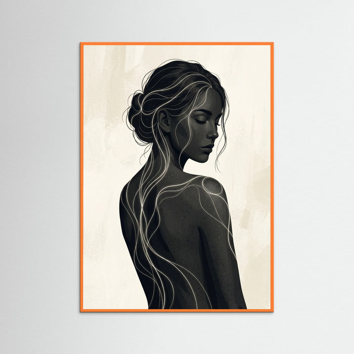 Orange Wood Ethereal Grace