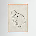Orange Wood Ethereal Silhouette