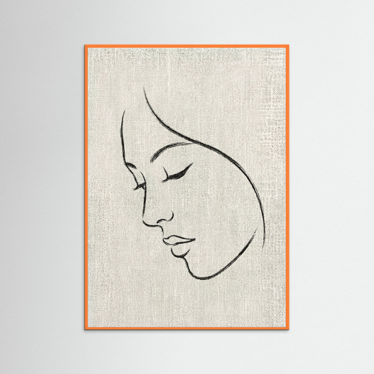 Orange Wood Ethereal Silhouette