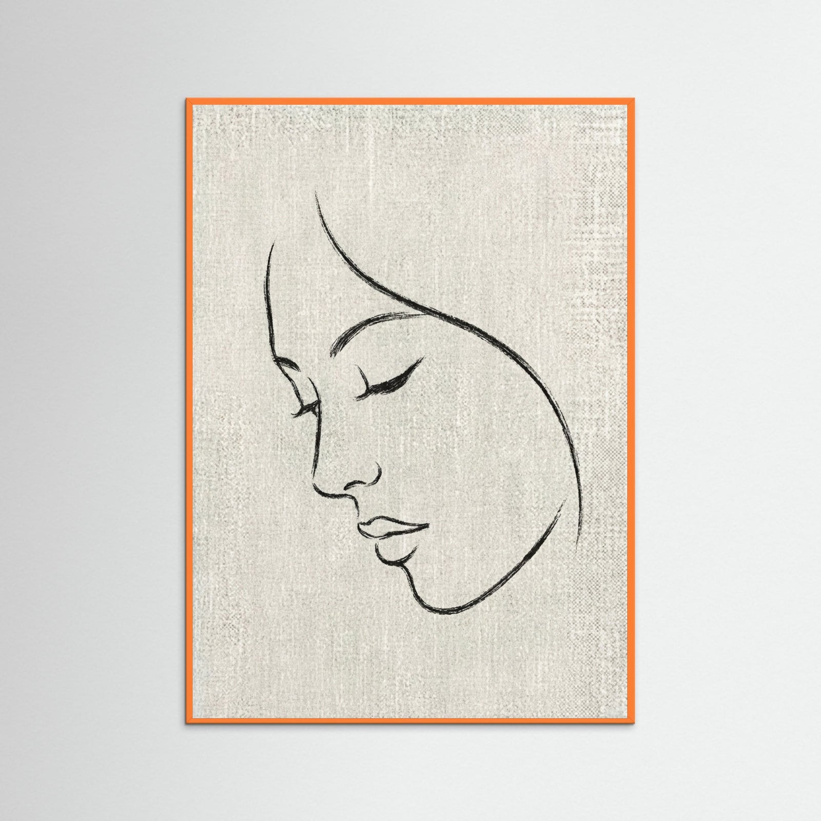 Orange Wood Ethereal Silhouette