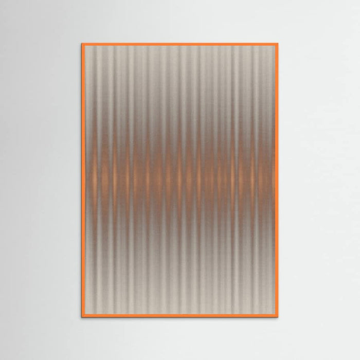Euphoria - Gray and Orange Poster – plakat og kunsttryk