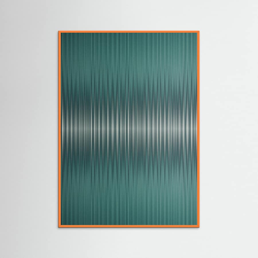 Póster Euphoria - Green and White – póster e impresión artística