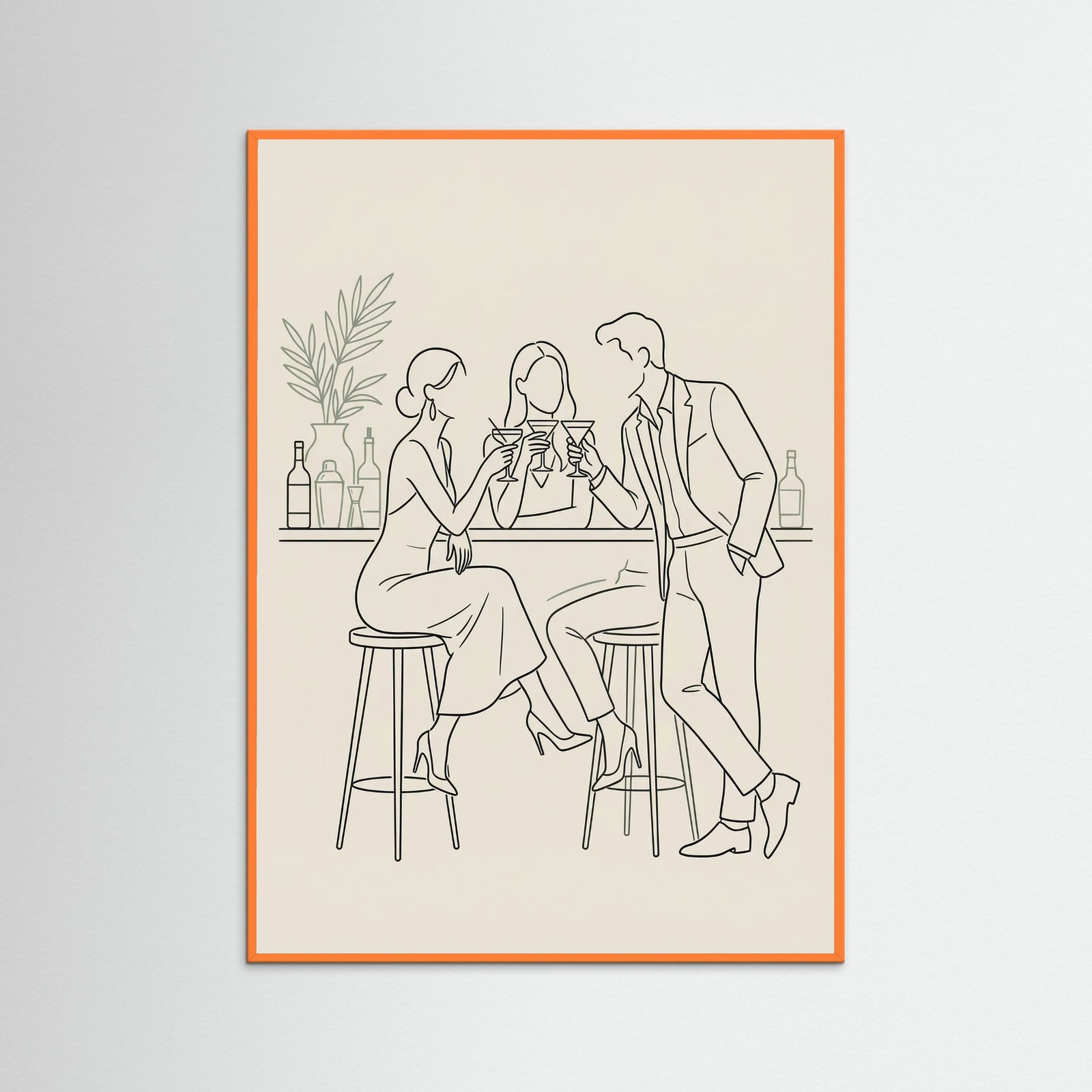 Orange Wood Evening Cheers