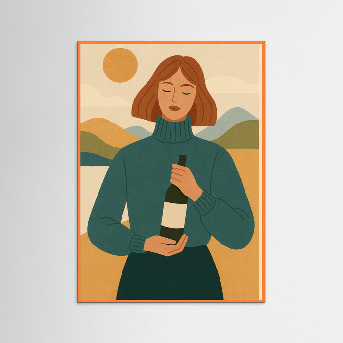 Orange Wood Evening Serenade