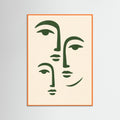 Orange Wood Expression Blue