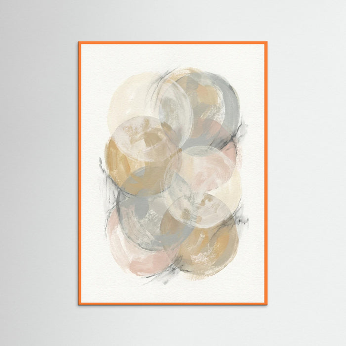 Orange Wood Faded Layers