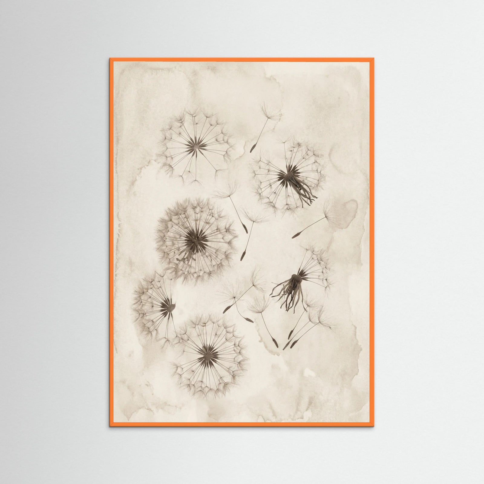 Orange Wood Fading Botanicals