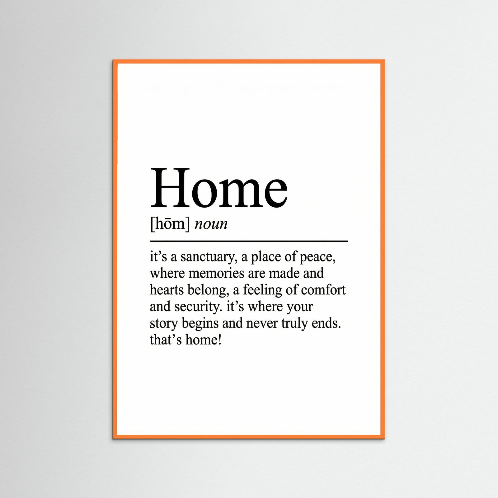 Orange Wood Family Definition Art