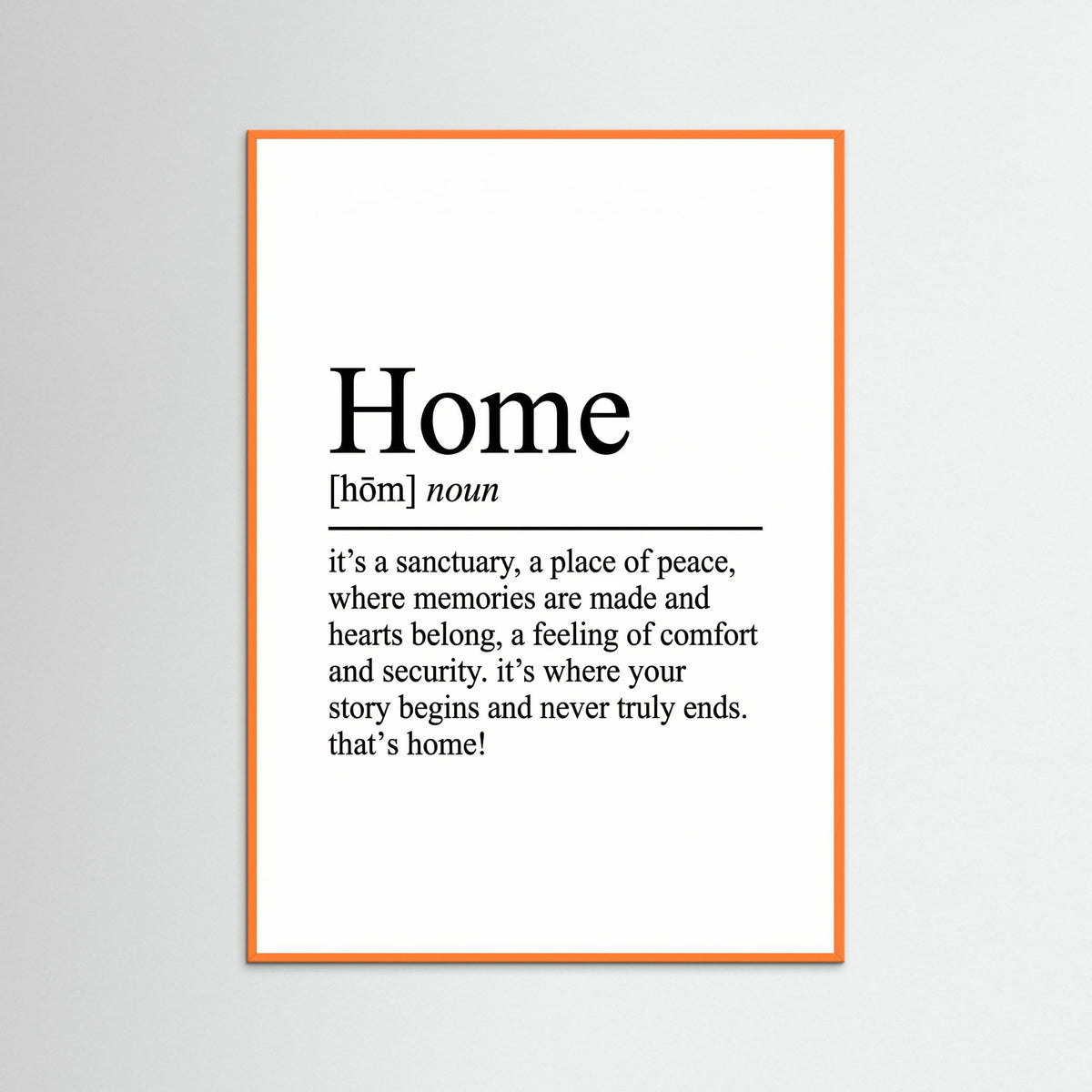 Orange Wood Family Definition Art