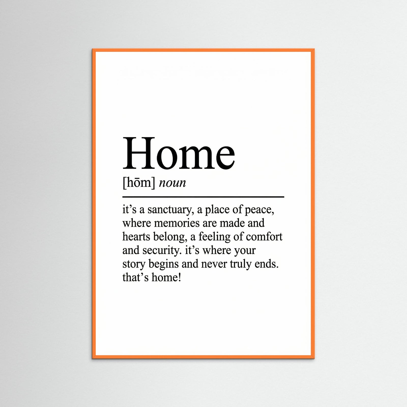 Orange Wood Family Definition Art