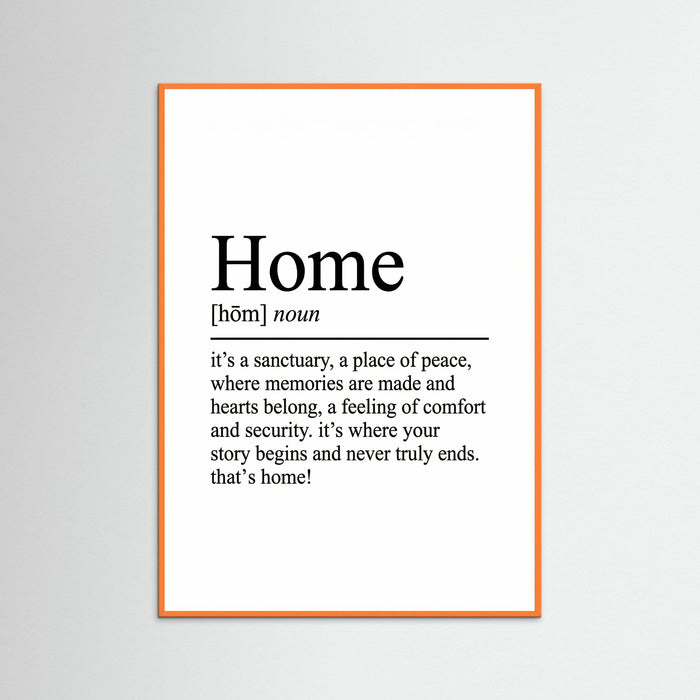 Orange Wood Family Definition Art